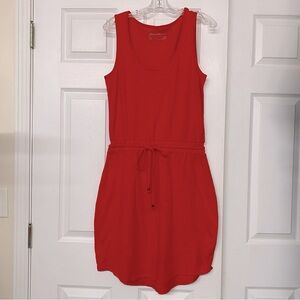 Eddie Bauer Outdoors Activewear Sleeveless Elastic Waist Cotton Dress Sz M